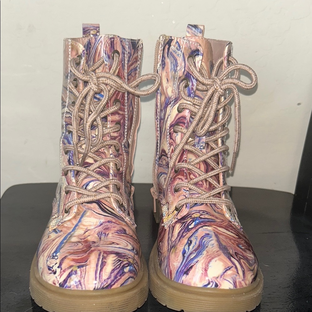 Beige Manmade Upper Shoes